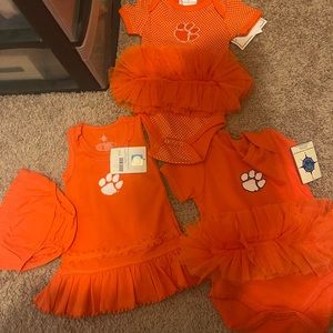 Baby girl Clemson outfits